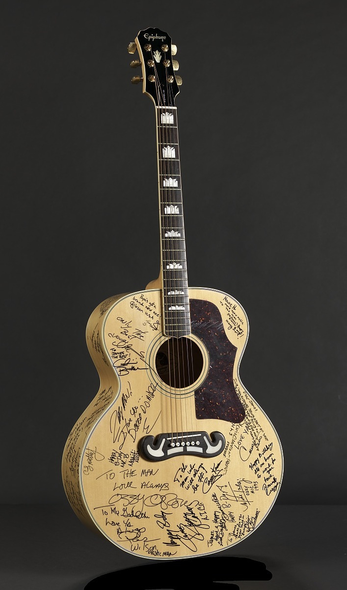 Autographed Guitar Autographed Guitar