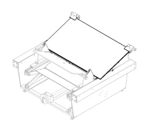 V Cradle - Replacement Glass (no hinges) - DG